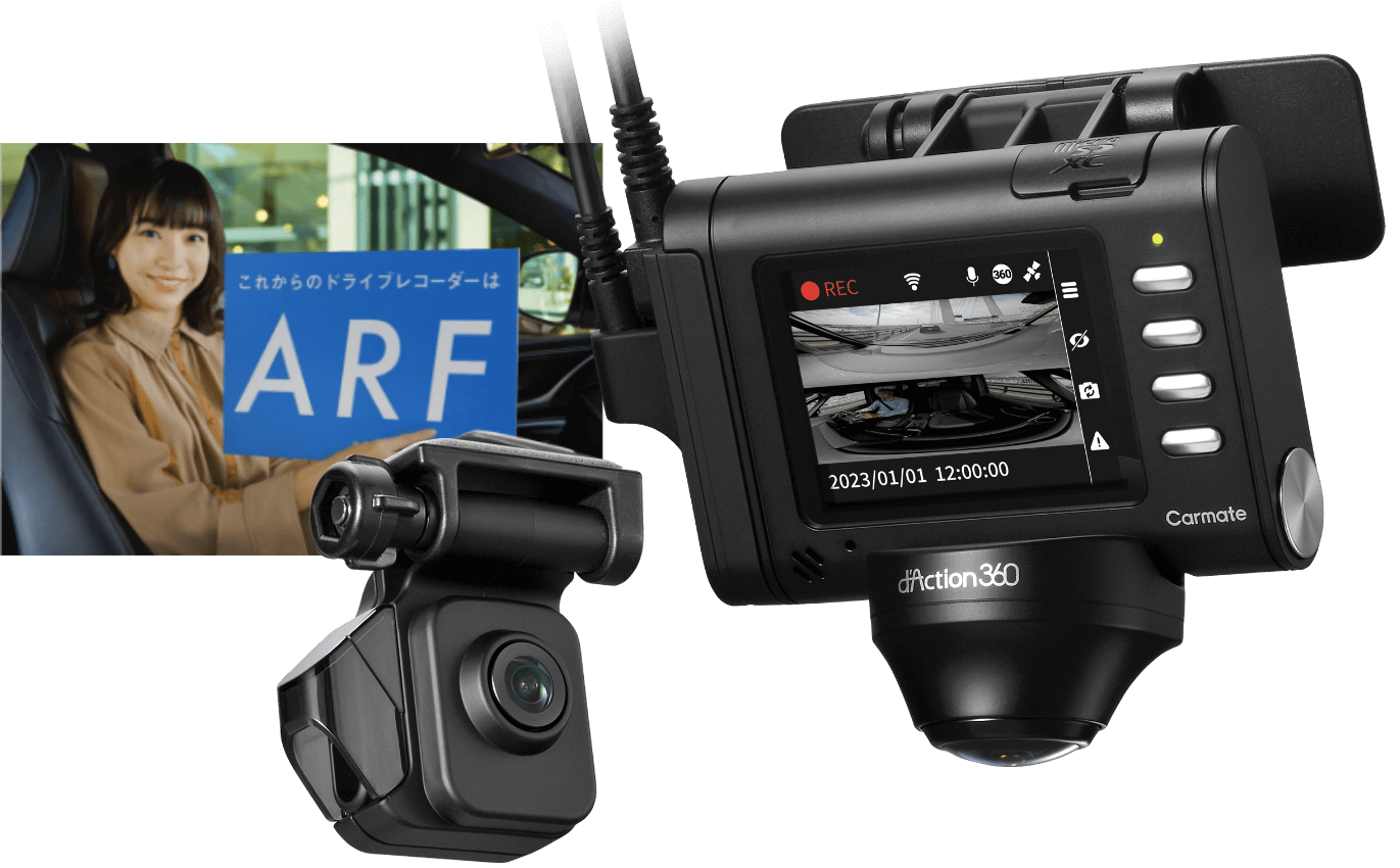Carmate d'Action 360 Dash Cams  Radar Detector & Countermeasure Forum