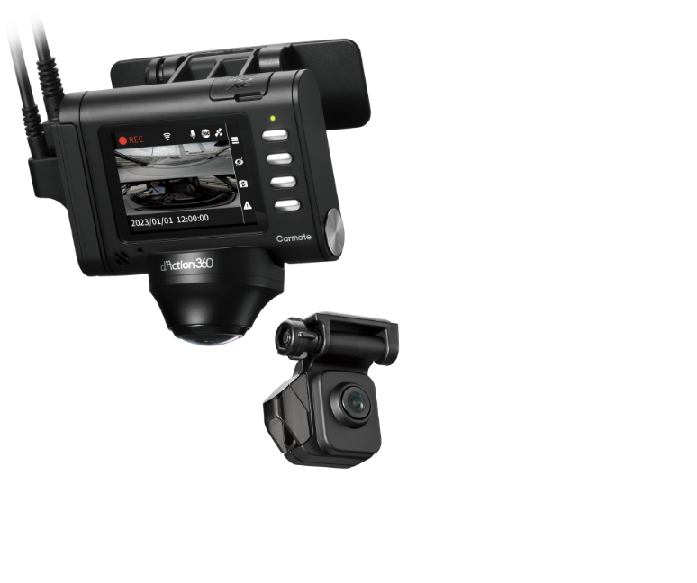 Razo DC4000RA d'Action 360D Dash Cam - 3-Channel 360-Degree Coverage for  Ultimate Protection – Carmate USA, Inc.